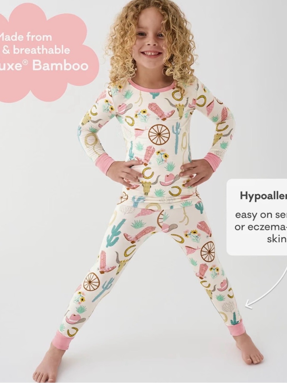 Little Sleepies Ready to Rodeo PJs - Picture 2 of 6